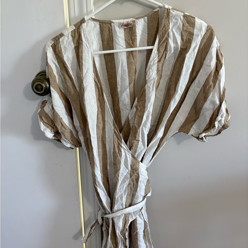 Faherty Willow Wrap Dress